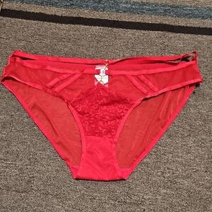 3/$15 SALE 👑 NWOT Y2K Dead Stock Lace O-ring Panty